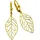 Fascination by Ellen K. Ohrhänger 333 Gold Blattmotiv 42mm lang