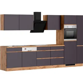 kochstation Küchenzeile »KS-Riesa«, Stellbreite 330 cm, ohne E-Geräte