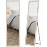 ComfortXL Standspiegel, Weiß, Glas, 50x160x4 cm, Spiegel, Standspiegel