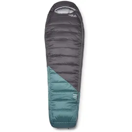 Rab Radeon 0C / 32F - Schlafsack links-Grau-Regular