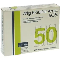 MG 5 Sulfat Amp. 50% Infusionslösungskonzentrat 5 St