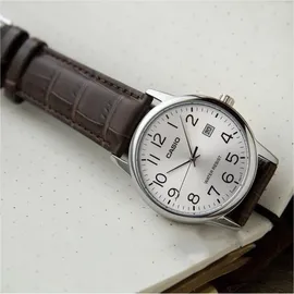 Casio Collection MTP-V002L-7B2UDF Leder 40 mm MTP-V002L-7B2UDF