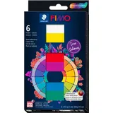 Staedtler FIMO professional 8043 "True Colours, 6 Blöcken à 57 g