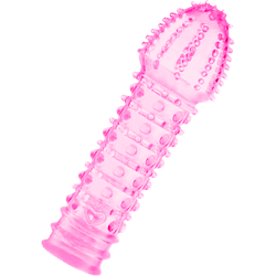 Penishülle mit weichen Noppen, 15 cm, pink
