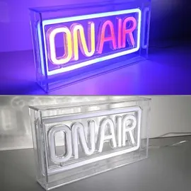 just light. Led-Dekoleuchte Neon-Onair, Kunststoff, 4x12.7x23 cm, Schnurschalter, Lampen - Leuchten, Innenbeleuchtung, Dekoleuchten