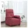 vidaXL Massagesessel Elektrisch 90 x 100 x 90 cm Weinrot mit Fernbedienung