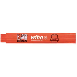 Wiha Zollstock Longlife Orange 2 m