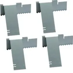 Hager DABA501609VERZ Kupplung Set aus Stahlblech für Deckenanschlussbahn DABA 50x160mm.Kupplungsset zur mechanischen und elektrischen Verbindung der