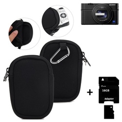 K-S-Trade Kameratasche für Sony Cyber-shot DSC-RX100 VII, Kameratasche Schutz Hülle Kompaktkamera Tasche Travelbag sleeve schwarz