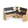 livinity® Esszimmer-Eckbank, Tiberio, Goldkraft Eiche, 120 x 120 cm
