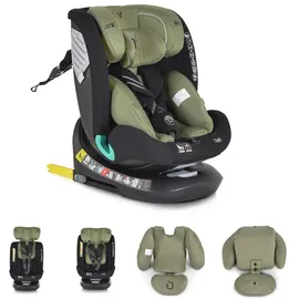 Cangaroo i-Size Kindersitz Quill (40-150cm) Gruppe 0/1/2/3, Isofix, 360° drehbar grün