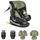 Cangaroo i-Size Kindersitz Quill (40-150cm) Gruppe 0/1/2/3, Isofix, 360° drehbar grün