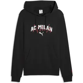 Puma Ac Milan Ftblculture Kapuzenpullover - PUMA Black / PUMA White - M
