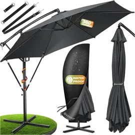 Kesser Ampelschirm Ø 300 cm Grau