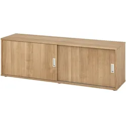 HAMMERBACHER Sideboard »Alicante« mit Schiebetüren Nussbaum/Nussbaum, 160x52x40 cm