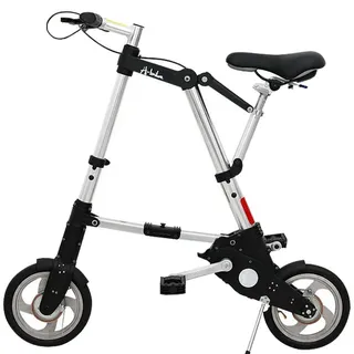 Kcolic 8 Zoll Klapprad Tragbares Mini Klapprad, Ultraleichtes Klapprad Für Erwachsene Und Studenten Für Sport Im Freien Radfahren Reisen Pendeln A,10in