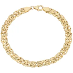 Armkette »Schmuck Geschenk Gold 375 Armschmuck Armband Goldarmband Königskette«, 23489136-19 gelbgoldfarben