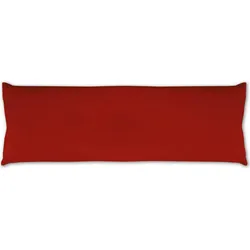 Bestlivings Seitenschläfer Kissenhülle ca. 40x120cm rot - karminrot