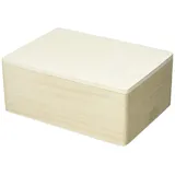 Artemio Boxen-Set, 2 rechteckig, Holz, Beige, 22 x 9 x 16 cm