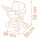 Smoby Baby Nurse Liegender Kinderwagen rosa
