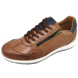 ARA Herren Finn Sneaker, Marrone,Blue, 44 EU - 44