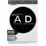 Haier G3 Serie HWD80-BP14637T Waschtrockner (8 kg / 5 kg, 1330 U/min)