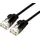 Roline UTP DataCenter Patchkabel Cat.6A (Class EA), LSOH, slim, schwarz, 0,3 m