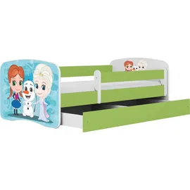 raumhirsch furniture Kinderbett 80 x 160 cm Holzwerkstoff grün