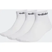 Adidas Think Linear Ankle Socken 3 Paar White / Black 37-39