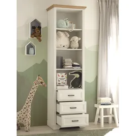 Begabino Standregal 4 Fächer 3 Schubkästen 0 x 0 x 0 cm Weiß