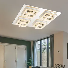 GLOBO Kristallleuchte 1 x LED 36,0 W Chrom