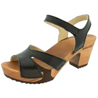 woody Damen Carmen Clog Sandalette, Nero, 40 EU