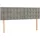 vidaXL Boxspringbett mit Matratze Hellgrau 140x200 cm Samt