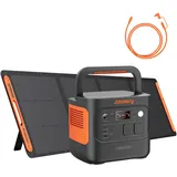 Jackery E2000 v2 Tragbare Powerstation mit 200W Solarpanel mit 5M Solarpanel Verlängerungskabel, 2042Wh Solargenerator mit 2200W Ausgang, LiFePO4 Batterie Schnellladung für Camping, Wohnmobil