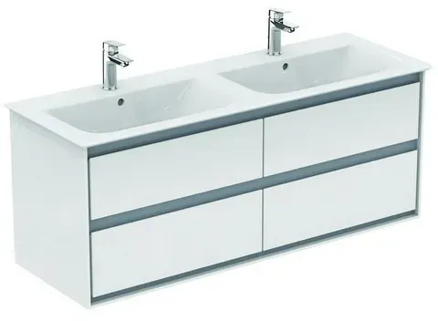 Ideal Standard Ersatzteil untere Schubladenfront CONNECT AIR, f. DWTU 1300mm, Braun matt u. Weiß mat EF668UK