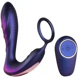 Hueman Black Hole Analvibrator mit Penisring