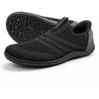 Sosenfer Unisex Weit Barfußschuhe Minimalistische Barfuss Schuhe Herren Damen Outdoor Hausschuhe Slip on Sneaker-HEISE-42-de - 42 EU