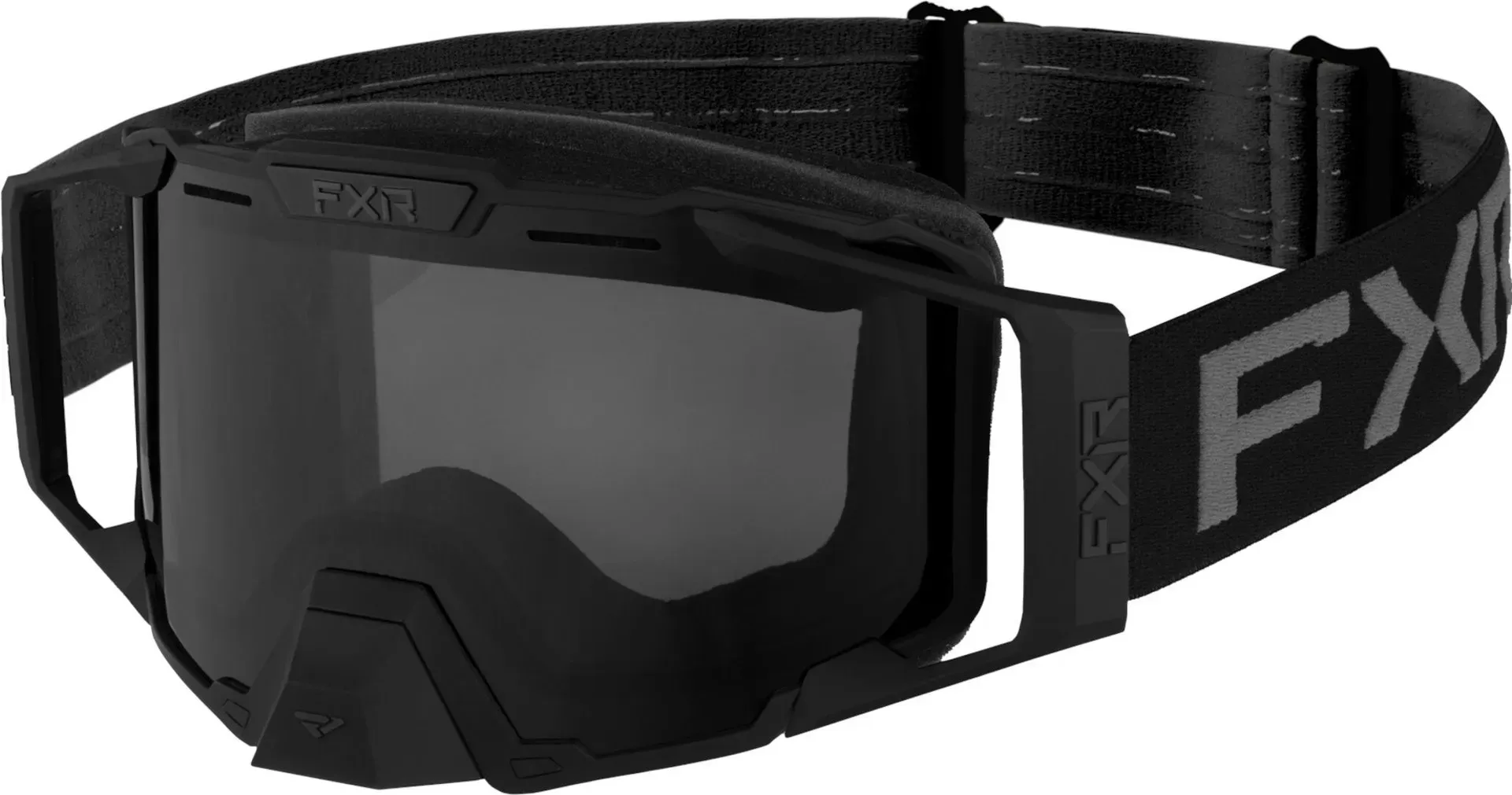 FXR Combat Bicolor Snowmobil Brille, schwarz-grau für Männer