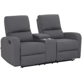 Home Affaire »TOURNAY, 2er-Kinosofa, Liegesofa, TV-Sessel, Multimedia-Sofa« mit manueller Relaxfunktion, Getränkehalter, Staufach