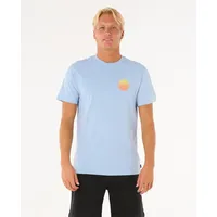 Rip Curl Wettie Passage Icon Kurzarm-t-shirt - ice blue
