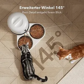 PETLIBRO PL-AF203-96W GRANARY CAMERA DUAL FOOD TRAY WEISS Automatischer Futterspender