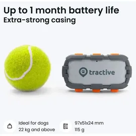 tractive Adventure Dog XL GPS-Lokalisierer Grau One Size