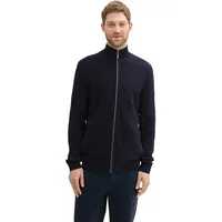 Tom Tailor Strickjacke STRUCTURED KNIT in Blau | Gr.: 3XL