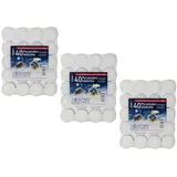 Erzgebirge Palast JEKA Pyramiden-Teelichter Premium Weiß - 120 Teelichter