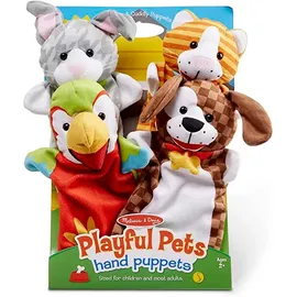 Melissa & Doug Hand Puppen Playful Pets