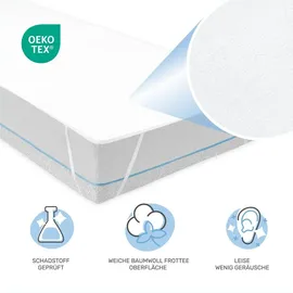 DAILYDREAM Matratzenschoner wasserdicht 90 x 200 cm Weiß