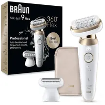 Braun Silk-épil 9 Flex SES9-011 3D Wet & Dry weiß/gold