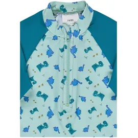 Sterntaler Badeshirt Langarm Dino Türkis/Grün 116