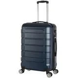 Cahoon / Hartschalenkoffer Trolley Reisekoffer Kofferset 4 Rollen M-L-XL-Set 201 dunkel-blau Mittelgroßer Koffer