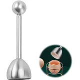 Eggs Hartei-Cracker Cracker Eieröffner,Eier Eierköpfer Edelstahl Shell,Eierknacker-Trennwerkzeug Tool Topper Eierschäler Eierkopf,Sollbruchstellenverursacher Ei,Eierschalensollbruchstellenverursacher